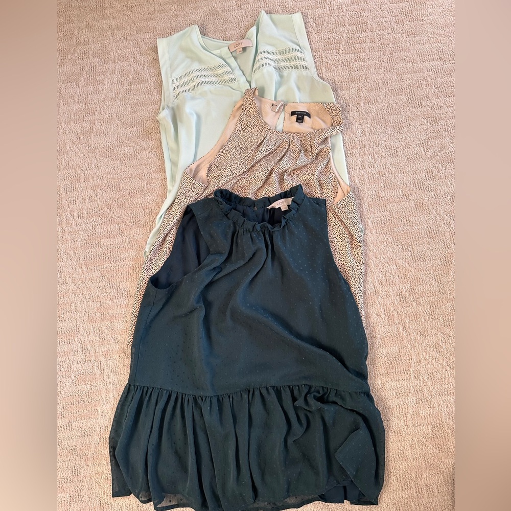 Three tops for work